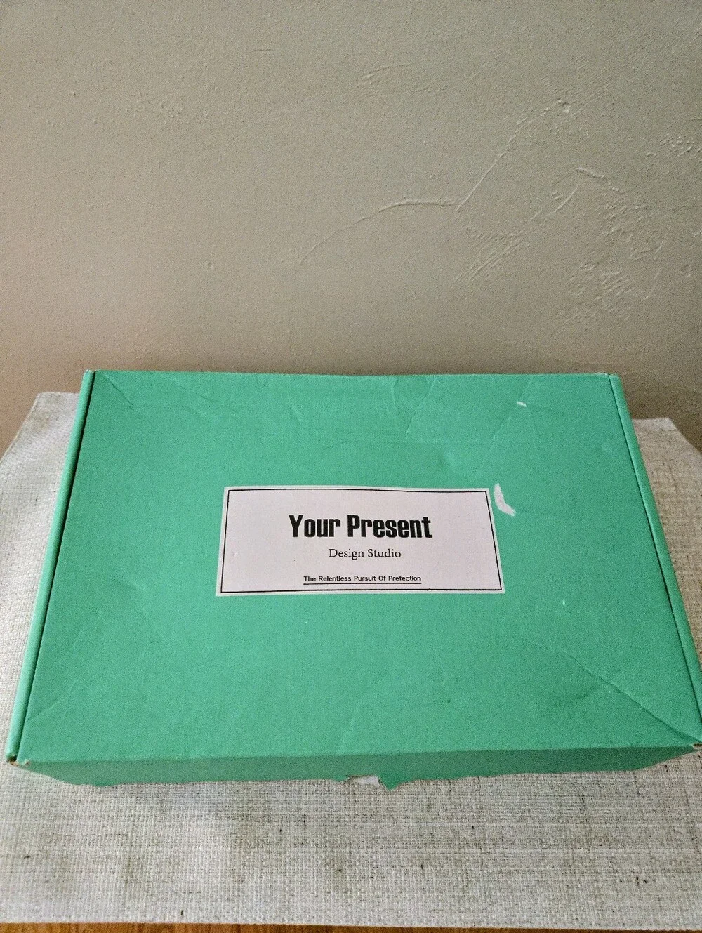 Your Present Design Studio Curly Brown Auburn Wig In Box